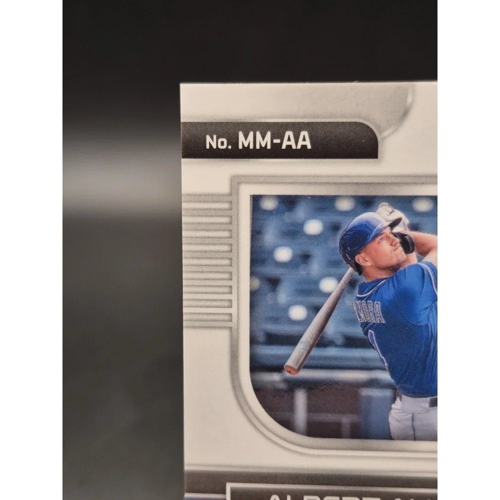2021 Spectra Alberto Almore #MM-AA Monumental Memorabilia Hyper Prizm /75 Mets